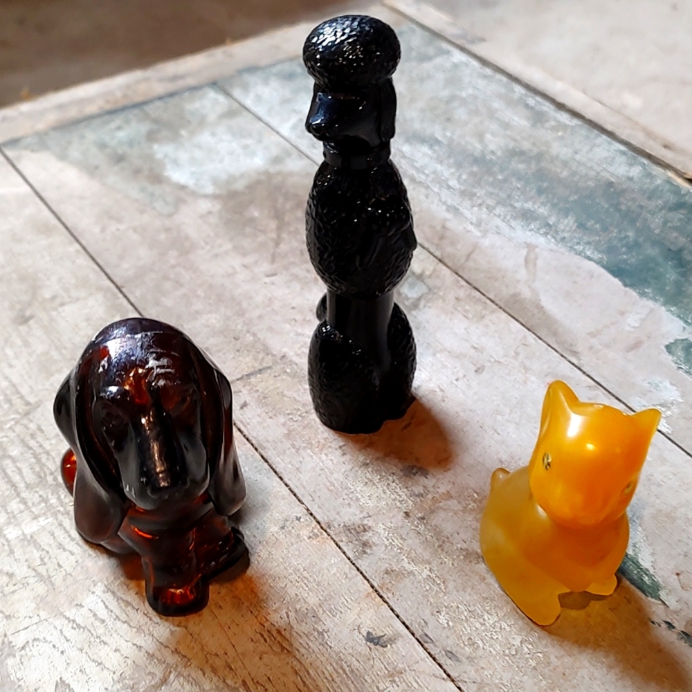Set of Avon perfume bottles
